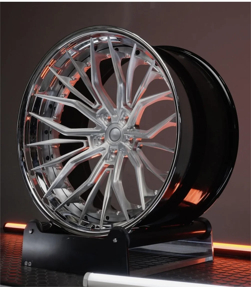Factory Direct Sales Customized Luxury Car Wheel Rims New Style 1 Piece /2 Piece 21 22 23 24 26 28 30 Inch Brushed