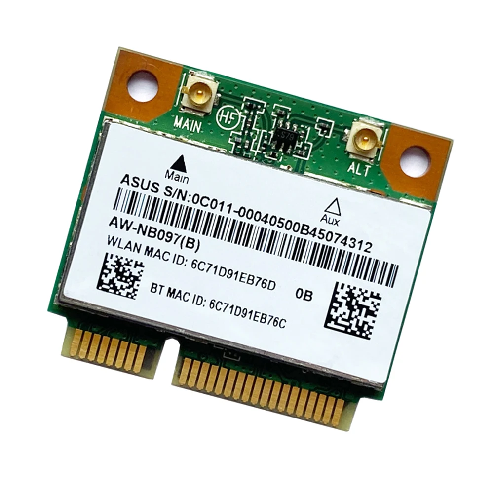 AR5B225 2 in 1 Desktop Computer Wireless Card Bluetooth-Compatible Network Cards Mini PCI-E WiFi Adapter Gadgets