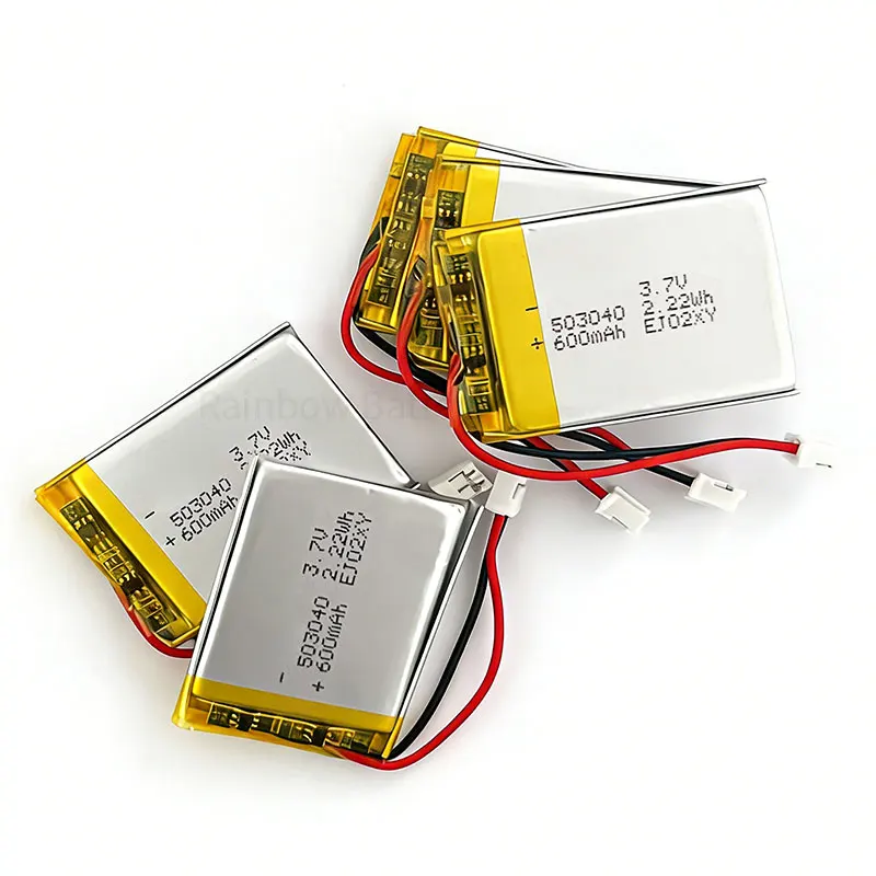 503040 3.7V Lithium Battery Lipo 600mAh Polymer  Batteries for Speaker Bluetooth Headset Communication Digital Rechargeable Cell
