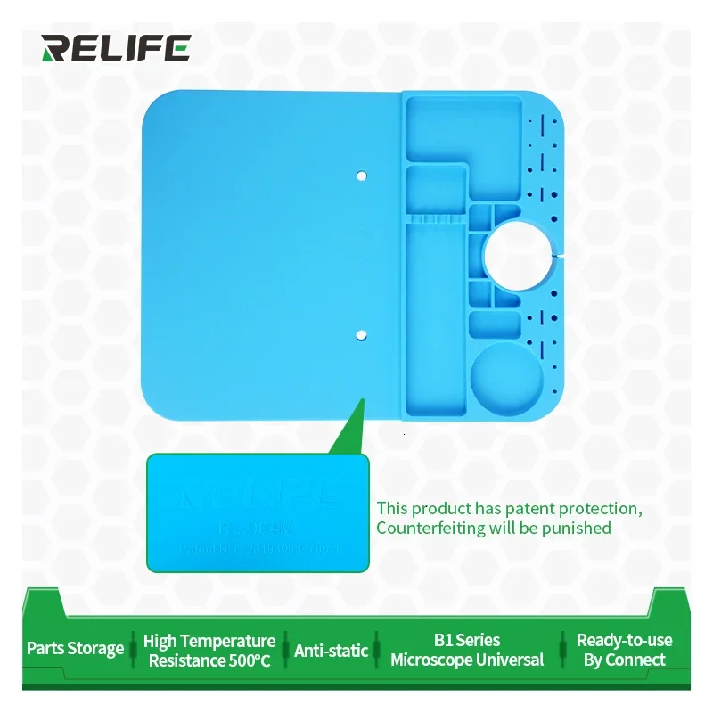 Mikroskop Perawatan Khusus Pad Cocok untuk Semua B1 Mikroskop Basis dengan Bagian Penyimpanan untuk Memperbaiki BGA PCB Solder Ponsel