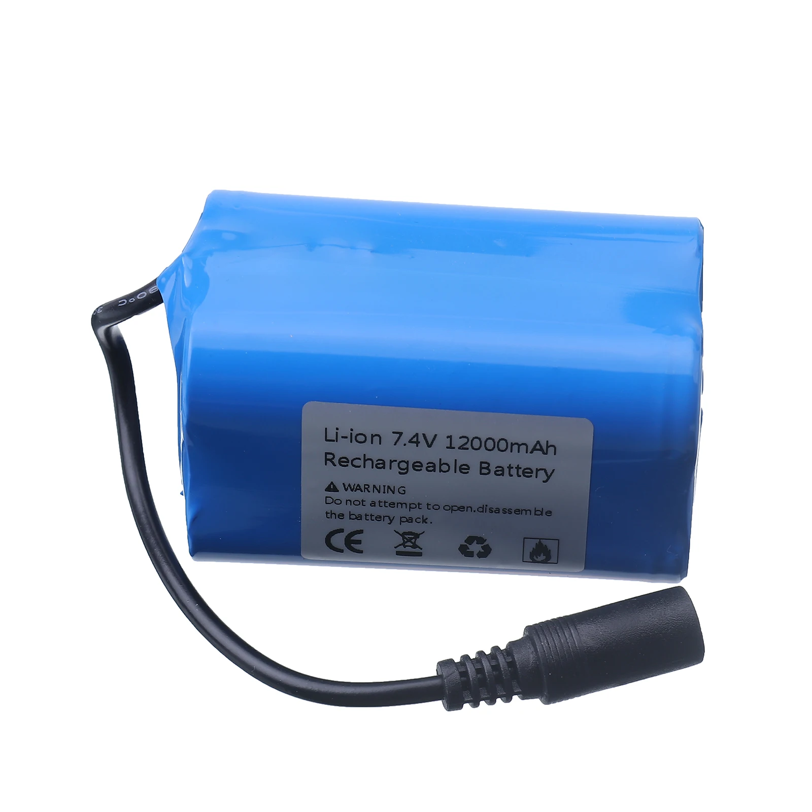 Caricabatteria 7.4V 12000Mah per T188 T888 2011-5 V007 C18 H18 So on telecomando RC Fishing Bait Boat Ship batteria di ricambio