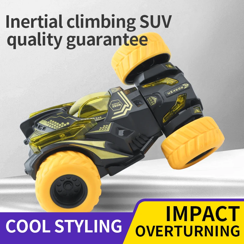 

Children Toy Four Wheel Drive Stunt Vehicle With Torsion Rotating Suspension Boy Gift Sliding Inertia Off Road Vehicle