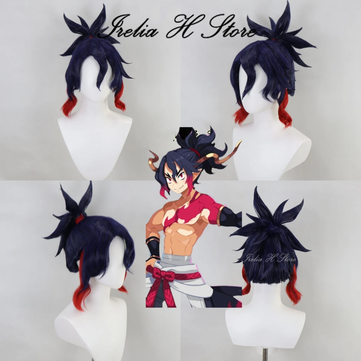

Irelia H Store Disgaea Fuji wig cosplay wig