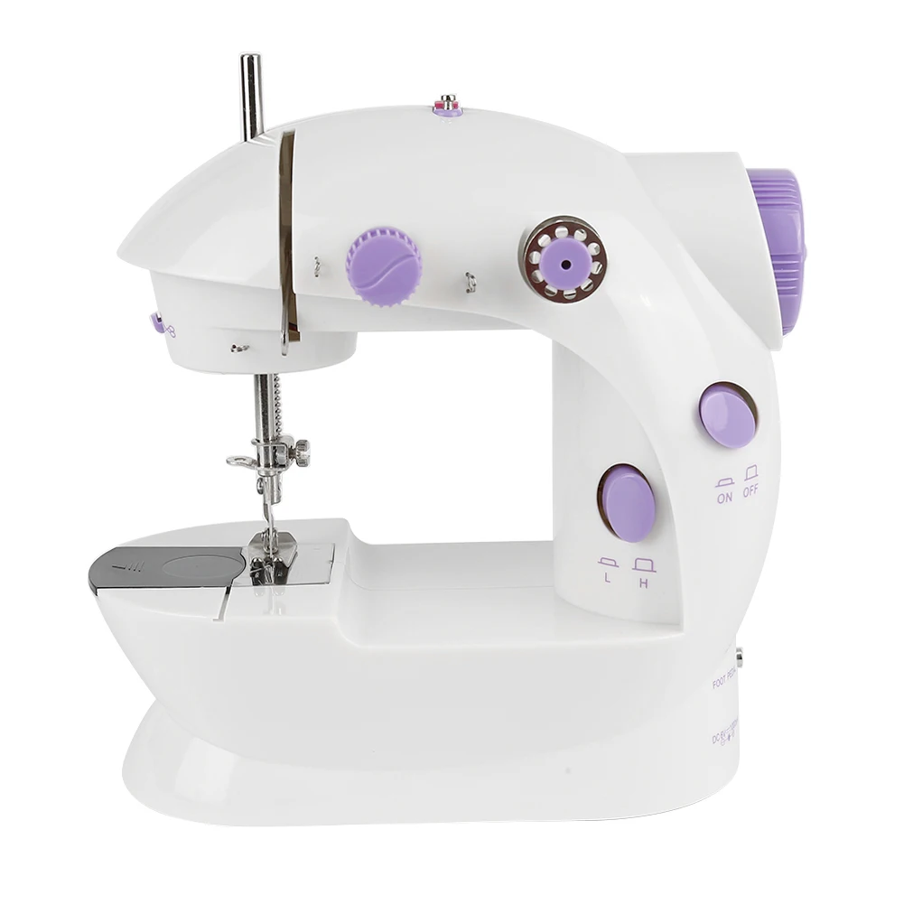 Mini-Nähmaschine für Anfänger, tragbare Nähmaschine mit zwei Geschwindigkeitsstufen, Nähset für Zuhause, Reisen