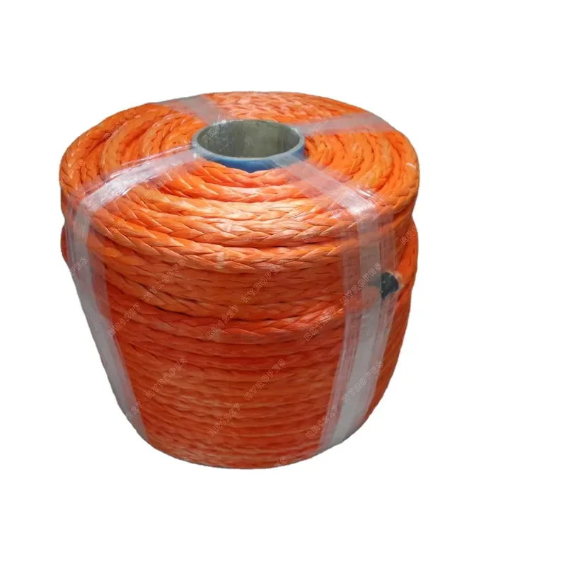 Super Durable 18mm  12 Strands Synthetic Rope for Winch ,sailing Boating