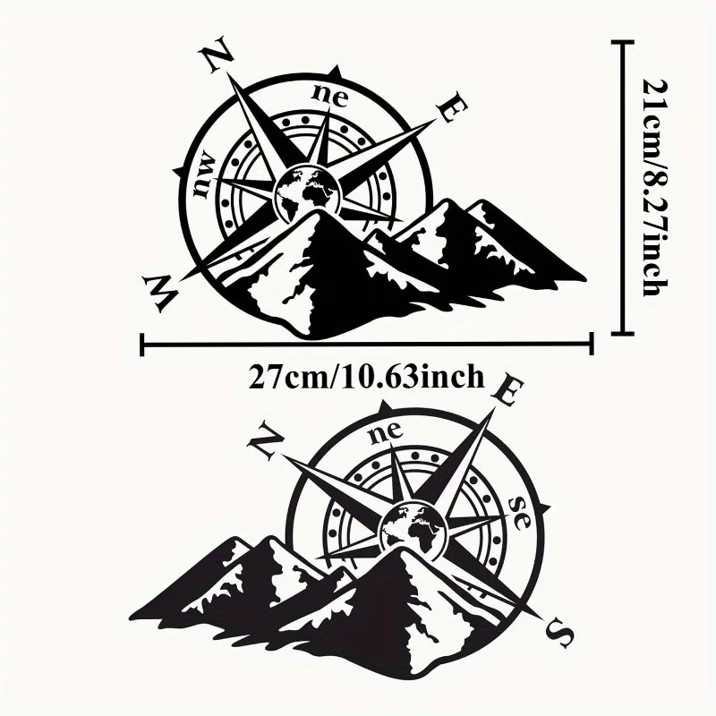 2 Adet Dağ Pusulası Vinil Çıka - Outdoor Adventure Rv incelemesi ve fiyatı