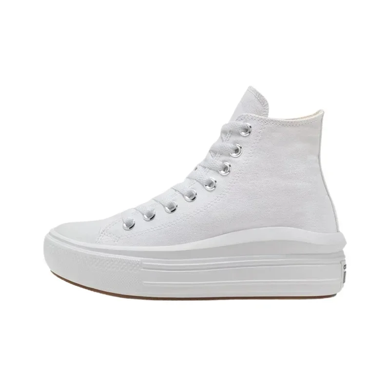 Converse All Star Move Men and Women Skateboarding Shoes Outdoor Lightweight Vintage Sneaker White