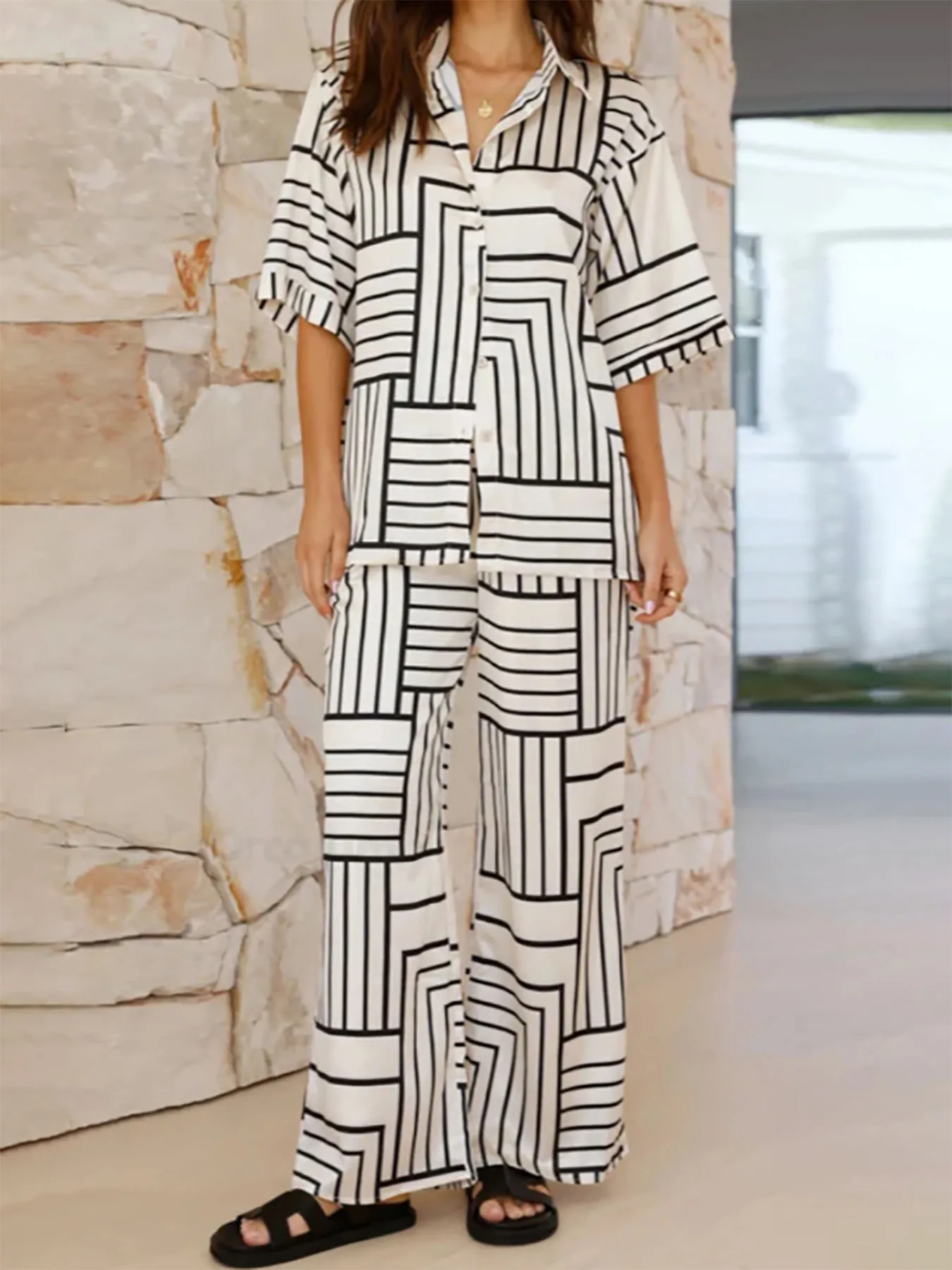 

Плюс - Набор геометрических линий размеров! Простой черный - белый Vibe, Lazy & Chic