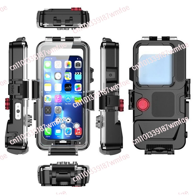 Suitable for mobile phone case, submersible waterproof case, 30 meters underwater photography photography case