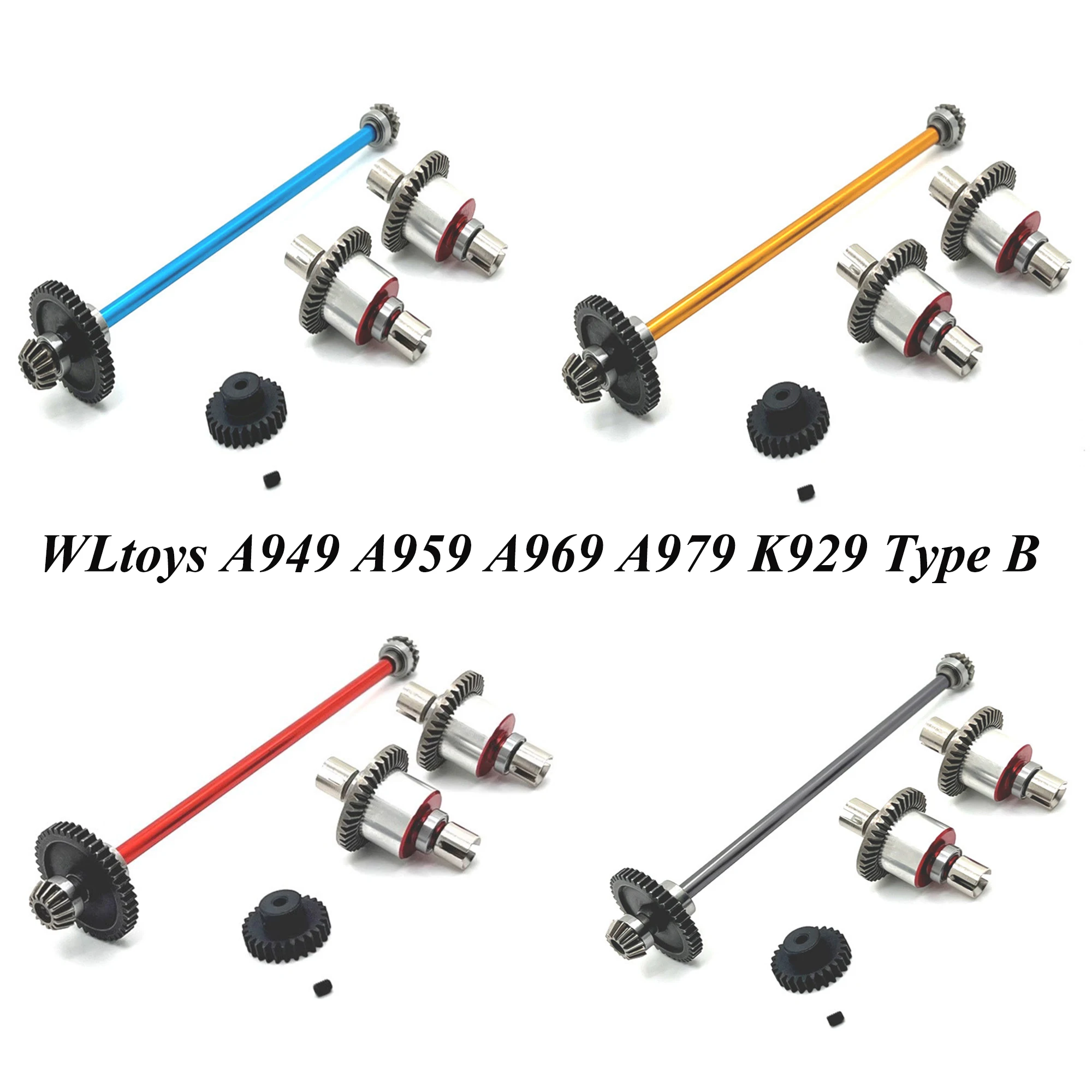 

WLtoys A949 A959 A969 A979 K929 Тип B Запчасти для автомобиля на радиоуправлении металлический Модернизированный преобразовательный привод в сборе