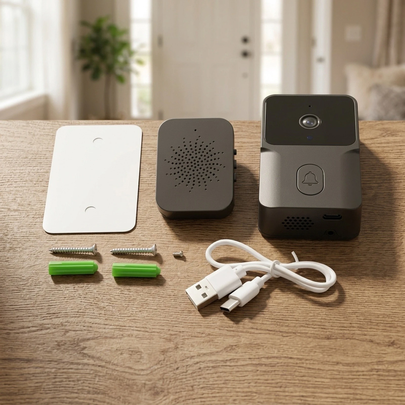 Remote Video Doorbell KEMENT Door Intercom Home Security Visitor Communication Voice Change Function For KEMENT