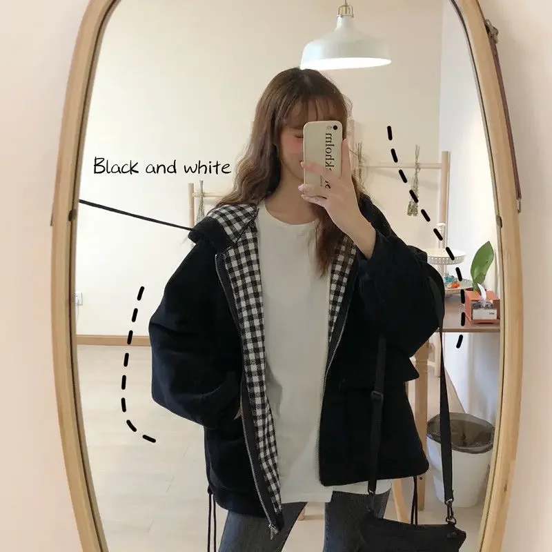 Jackets Women Korean Style Baggy Spring Ins Outerwear Popular Student High Street Female New Arrival Mujer De Moda Basic Kpop