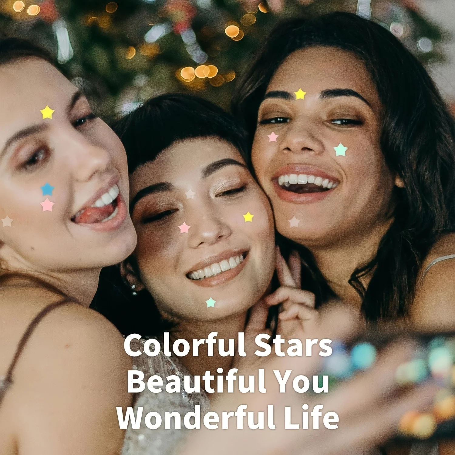 5 ألوان من رقع النجوم والدوائر البثور للوجه الغروانية المائية، 600 رقعة، رقعة حب الشباب الغروانية المائية، النجوم والدوائر اللطيفة Pi