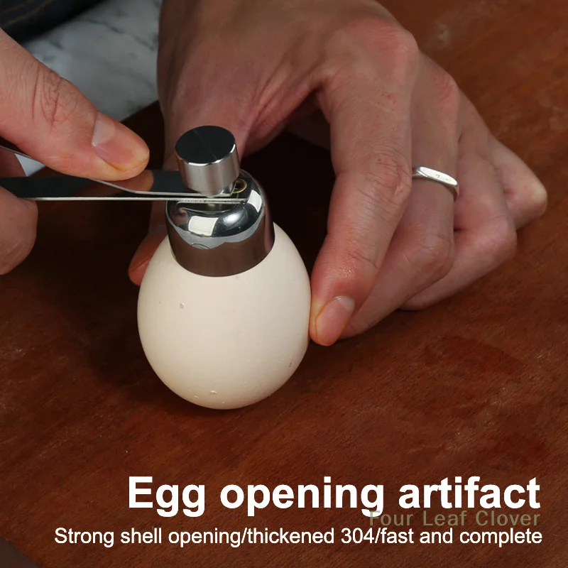 새로운 달걀 껍질 토퍼 커터 스테인레스 스틸 계란 크래커 오프너 리무버 Stonego 주방 도구