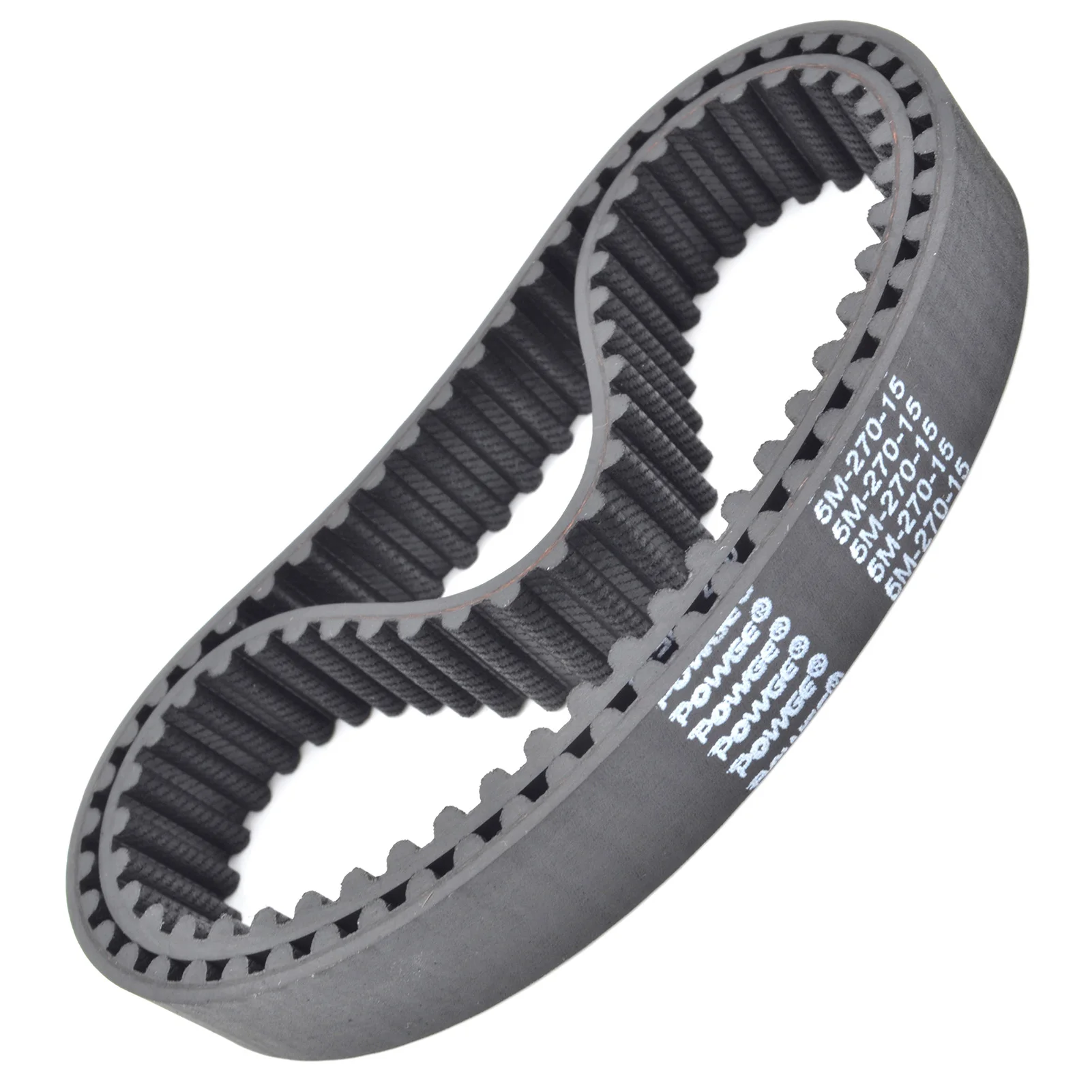 POWGE HTD 5M Timing belt Lp=250 255 260 265 270 275 280 285 290 295 300 305 310 315 320 325 330 335 Width 9-30mm HTD5M Rubber