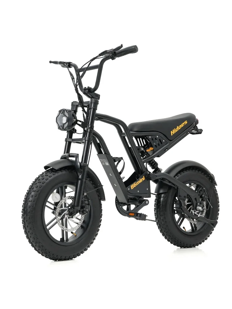 AliExpress NONE Electric Bike Hidoes B6Mini 500W High Speed Motor 48V10.4AH Battery  Electric Bicycle 16 Inch Off-road Air Fat Tire Adult E-bike