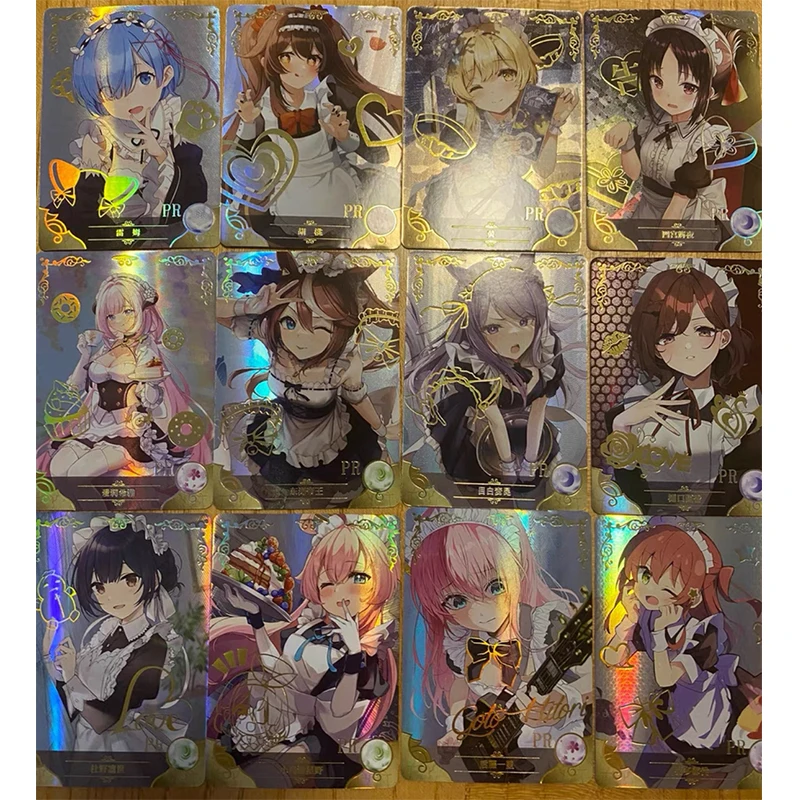 Goddess Story Romantic 10D2 Neon Clothes Minato Aqua Kochou Shinobu Misaka Mikoto Ssr Ptr Ur Card New Collection Birthday Gifts