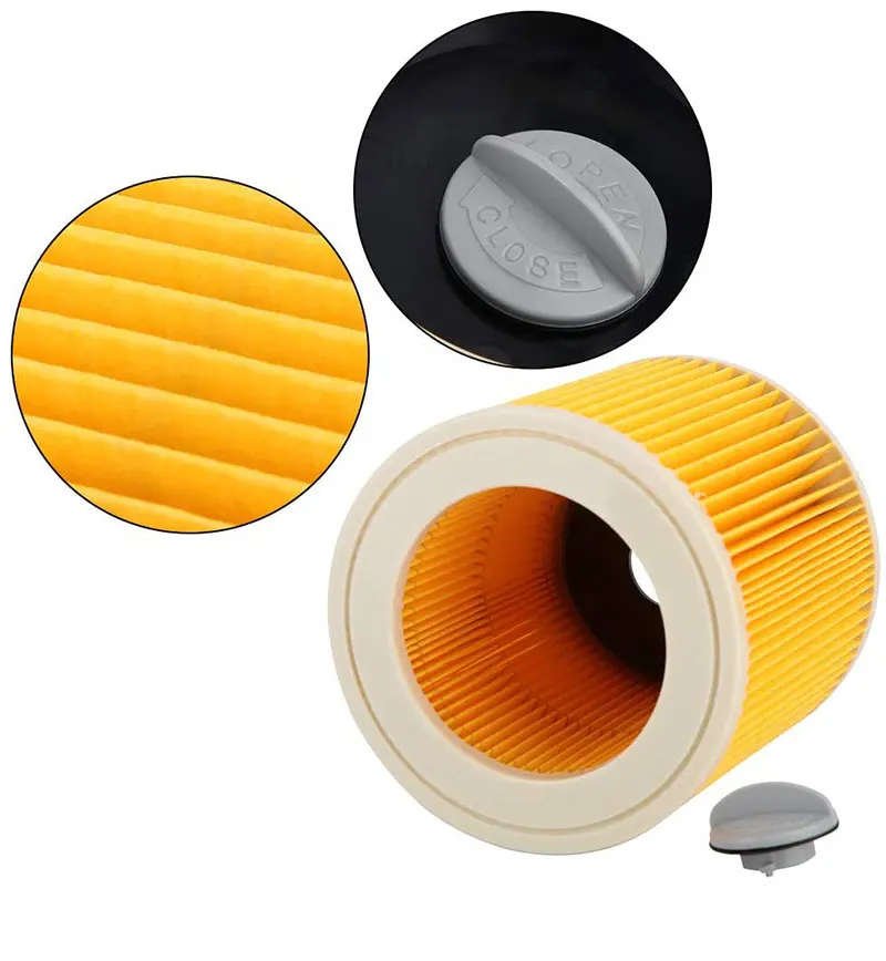 4x Patroonfilter passend für Kärcher WD1