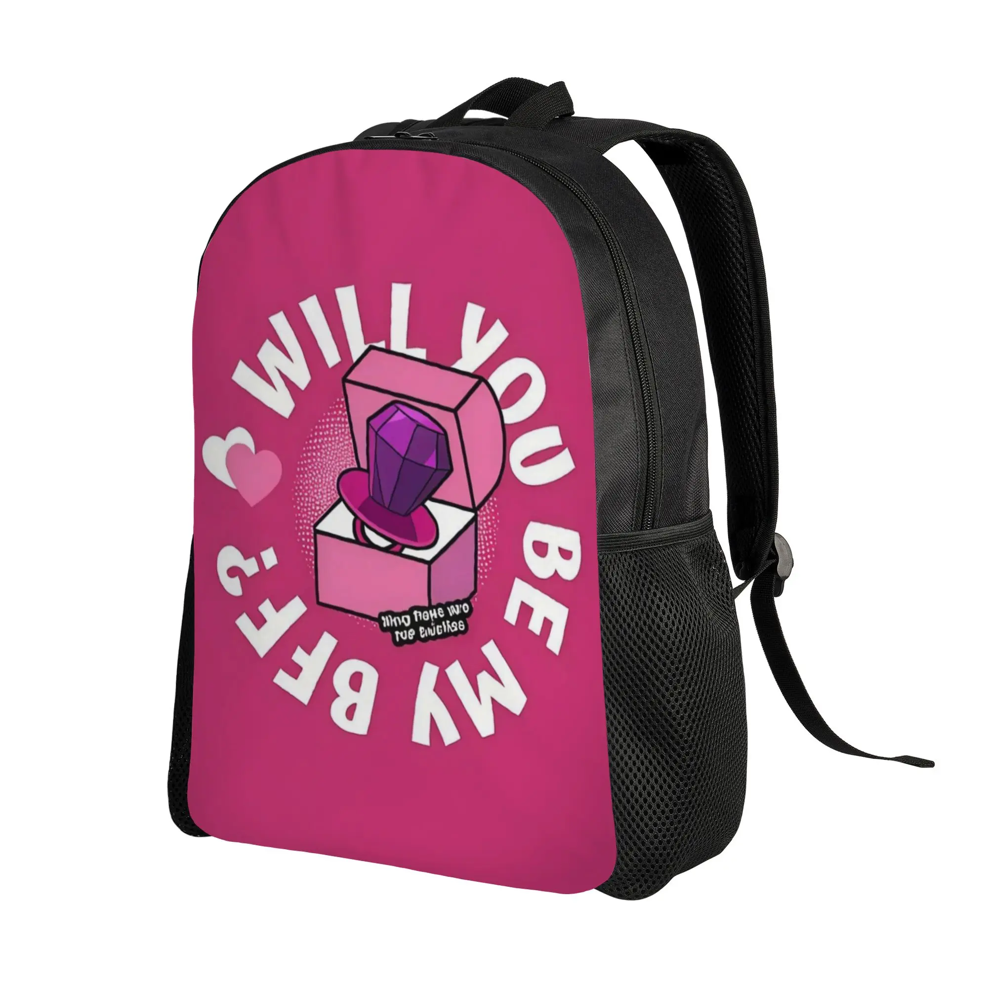 bBazooka Ring Pop Will You Be My BFF Candy Schoolbag Students Sporty Daily mochila Large Capacity Laptop Bag Back To School