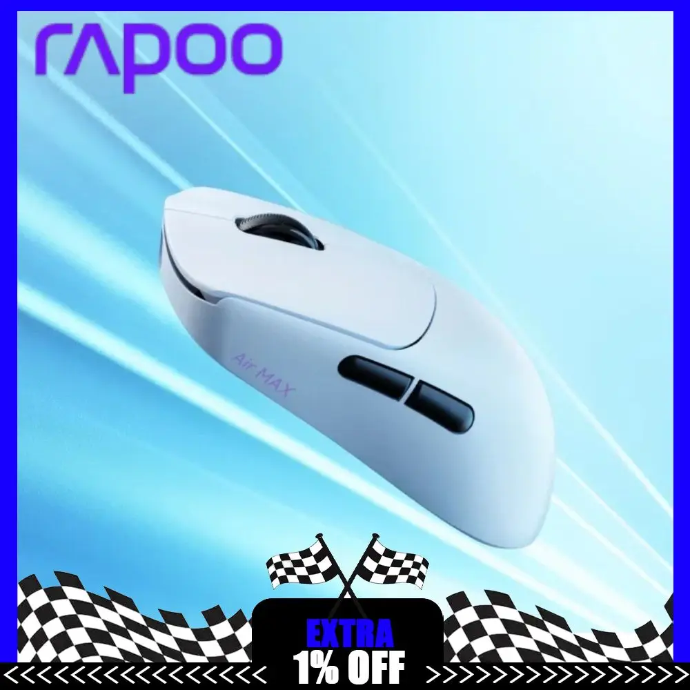 

Rapoo VT0Air MAX Wireless Mouse Dual Mode Double 8k Lightweight 3950 Ergonomics 39g Gamer Mouse Light Micro for Fps Pc Gifts