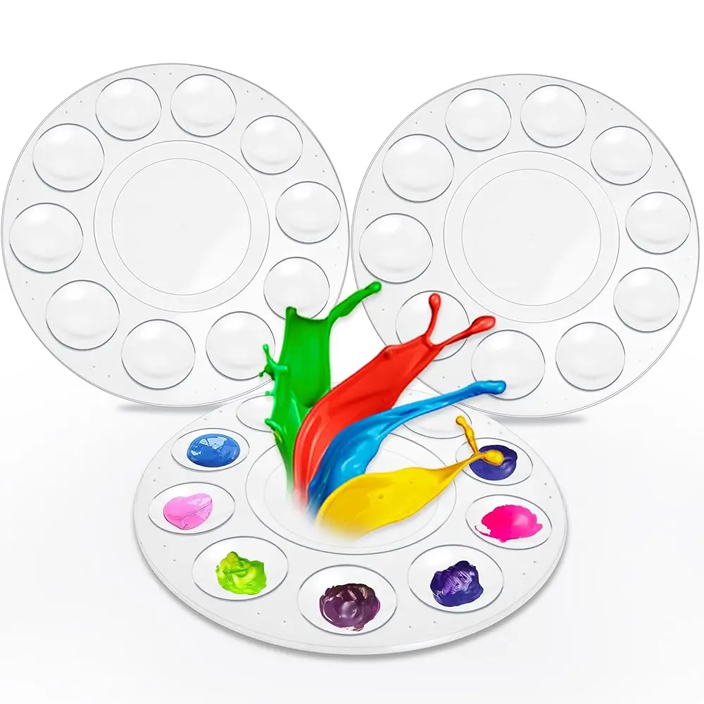 3Pcs Paint Palettes…