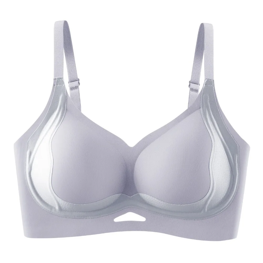 

Comfortable Close-fitting Wireless Deep V Bra Shockproof Anti-sagging Push Up Underwear Adjustable Traceless Seamless Bras Yoga