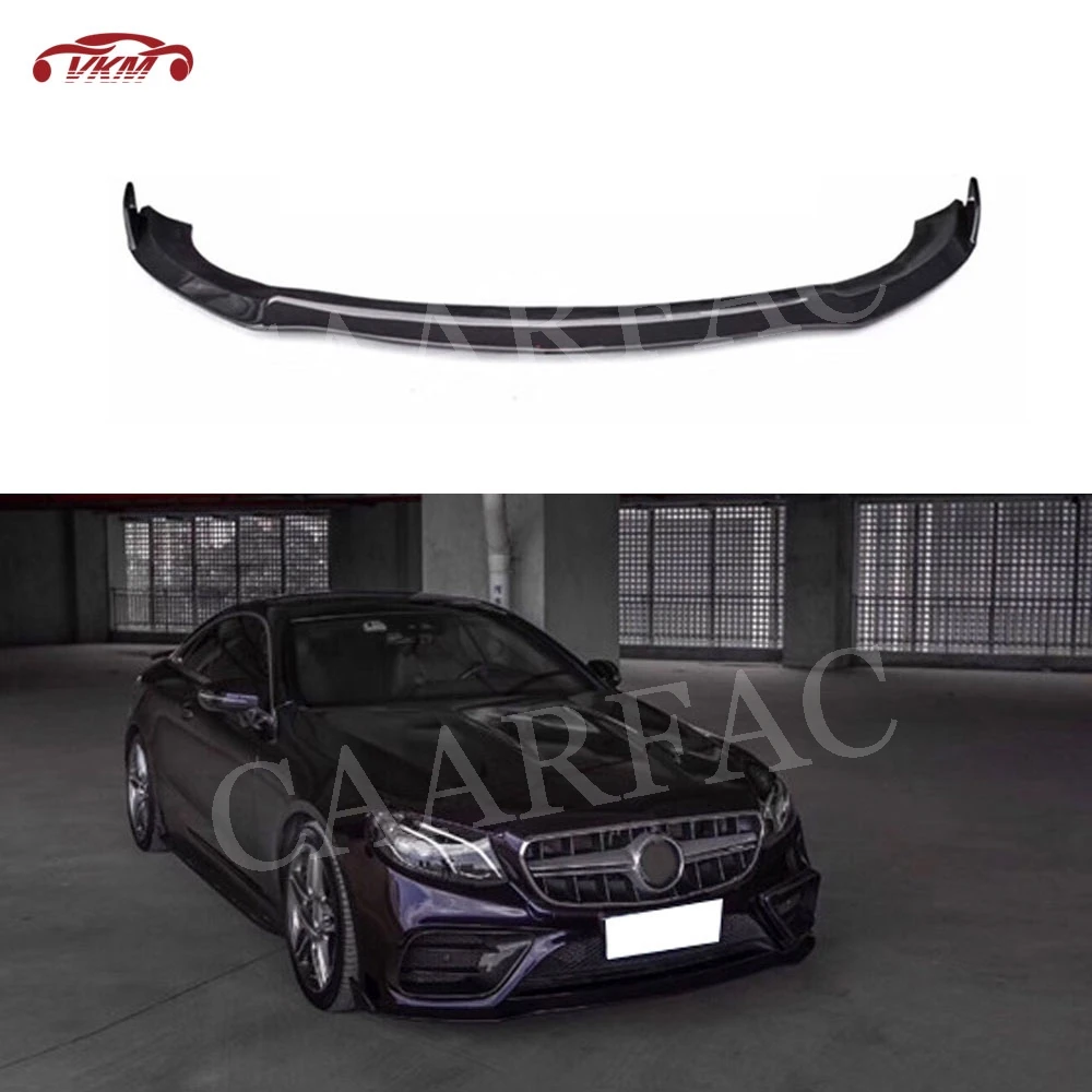 

Carbon Fiber Front Lip Chin Spoiler for Mercedes Benz E Class C238 Sport Coupe 2017-2019 Head Bumper Shovel Replacement Part