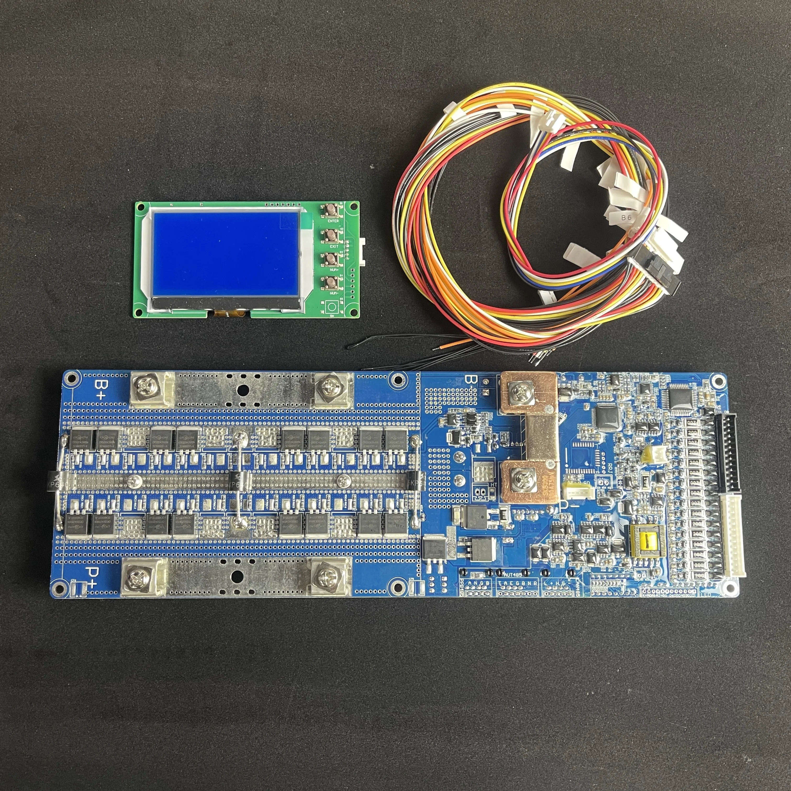 BMS 8S 16S lifepo4 battery Smart BMS 100A 150A 200A BMS Compatible with Deye/Victron/Growatt inveRters CANBUS RS485