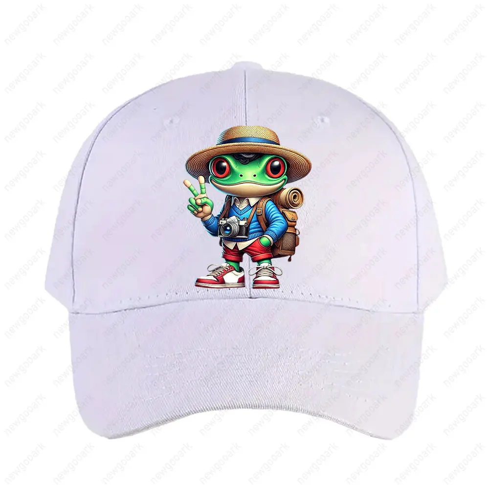 Debi Tirar Album Mas Fotos Frog für Musikliebhaber und Fans – Sommerliche, lässige, verstellbare bedruckte Baseballkappe für Herren und Erwachsene, Trucker-Cap
