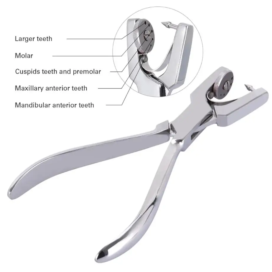 Dental Dam Hole Punch Pliers for Dentist Clinic Perforator Rubber Orthodontic Tools Dam Clips Pliers