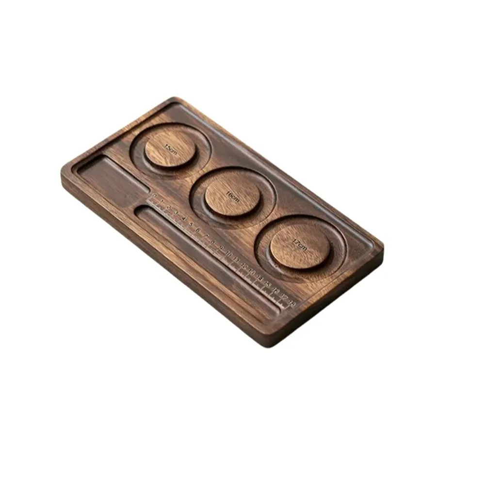 

Wood Bracelet Sizing Tray Sturdy Vintage Wood Jewelry Display with Scale DIY Bead Board Storage Containers Jewelry Display
