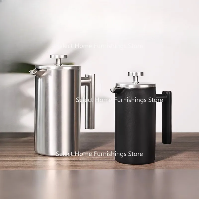 

Подходит для кофейника из нержавеющей стали 304, набора кофейной посуды ручной работы для приготовления чая, двухслойная изоляция.