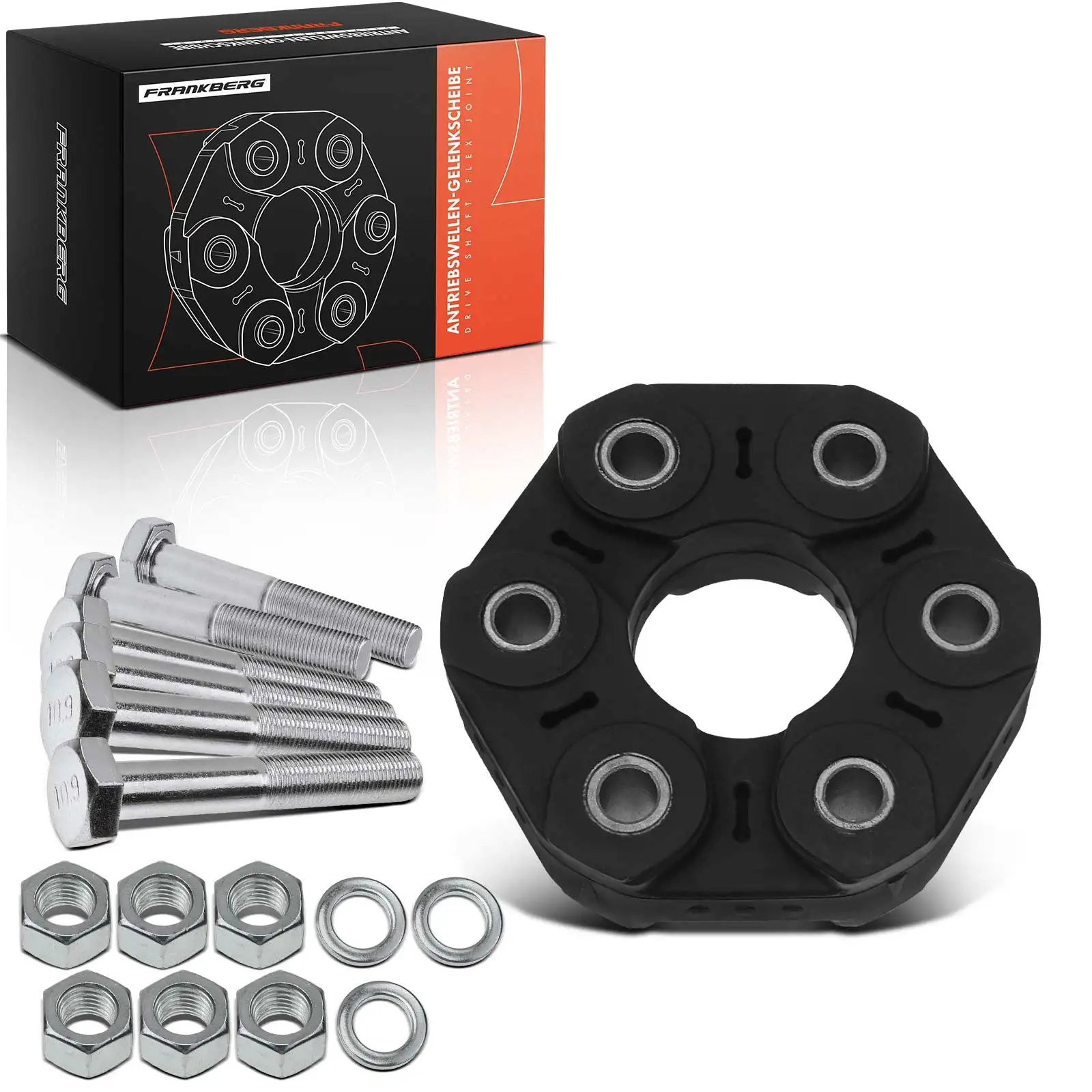 Frankberg 1x Hardy disc Cardanas Vooras Achteras Links Rechts voor BMW 5 Serie E60 E61 F10 F11 26117522027