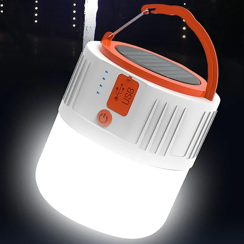 Portable Camping Light with Multifunctional Outdoor Solar Charging and USB Disaster Prevention and Power Outage Emergency Light