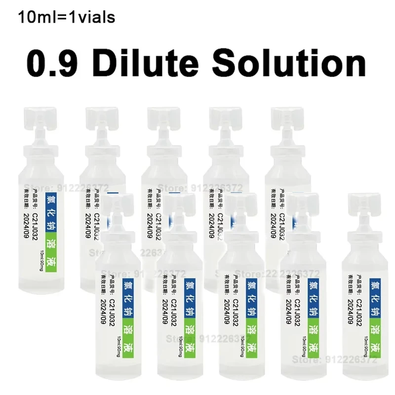 5/10pcs 10ml Sodium Chloride Physiological Saline for Tattoo 0.9 Topical Dilute Salt Water Cleaning Solution