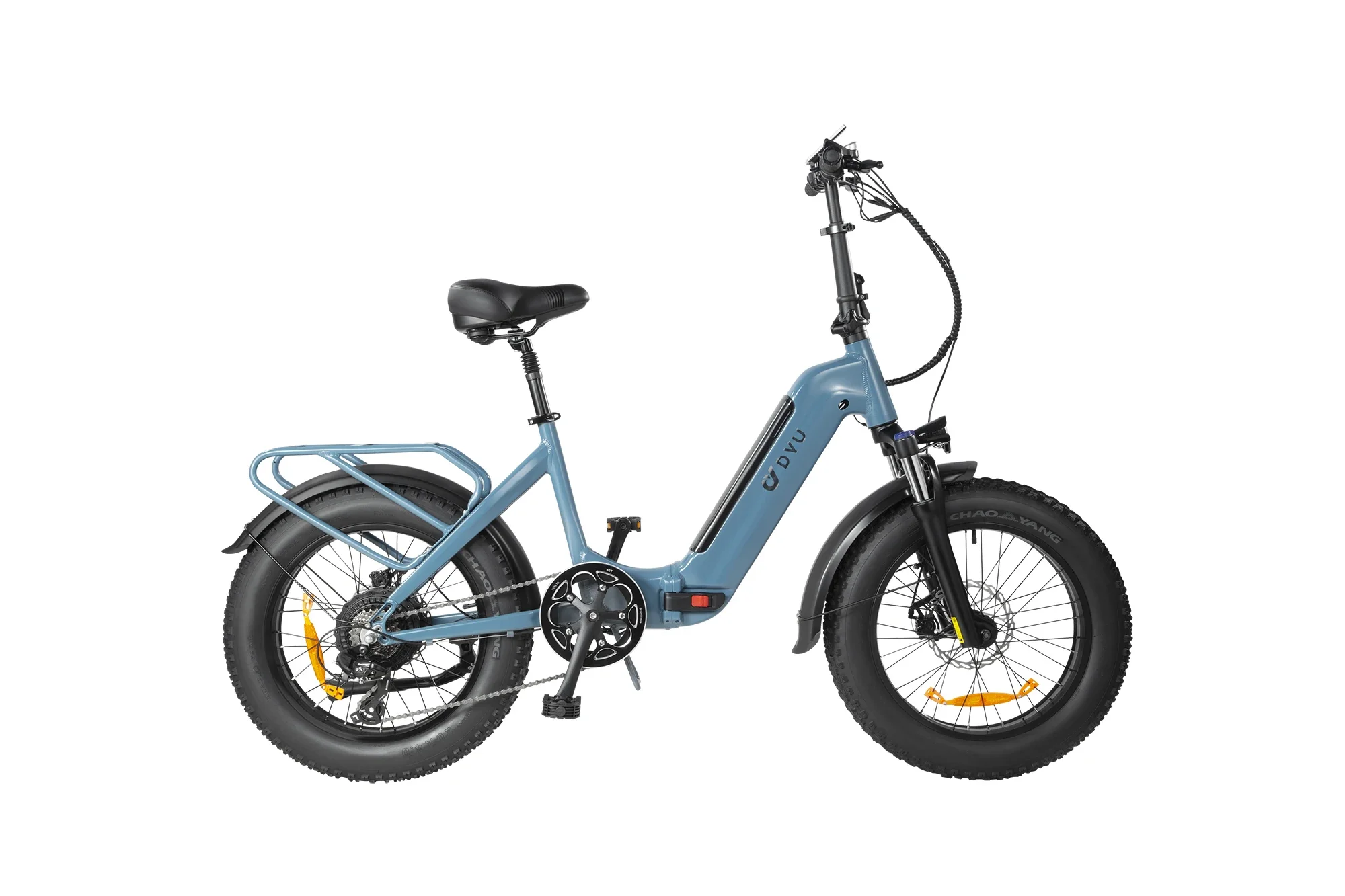 Vélos électriques urbains DYU FF500, 20 pouces, 48V 15Ah, pneus larges, vélo électrique adulte, non pliable