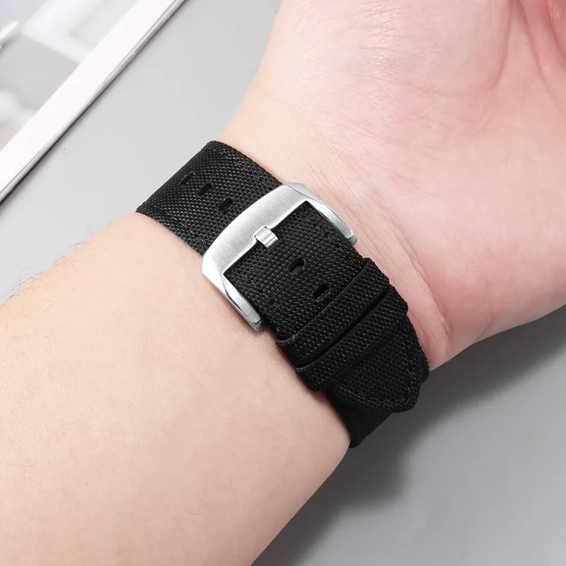 Universal Canvas Relógios para Homens, 22mm Straight Interface, Várias Marcas