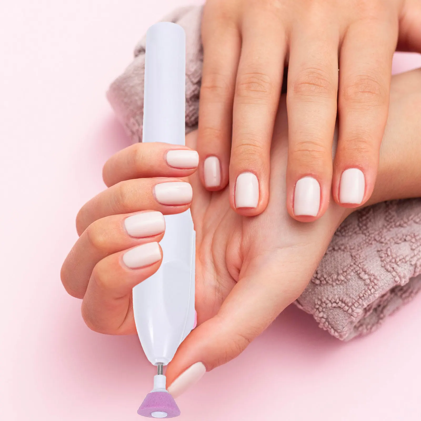 Fresa Elettrica Professionale a Forma di Penna per Unghie, Macchina per Manicure con 5 Punte, Attrezzatura per Intaglio, Levigatura e Lucidatura per Nail Art