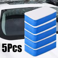 Car Glass Cleaning Sponge Degreasing Film Car Polishing Dusty Brush Removal Felt Car Wool Accessories Windshield Tools D3M6