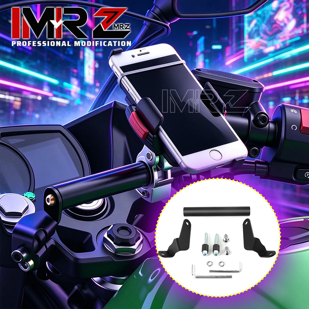 2027 FOR NINJA ZX25R ZX25RR ZX4R/RR ZX-25R 4R 4RR 25RR ZX4RR 2021-2027 2026 Accessories GPS Navigation Mobile Phone Bracket