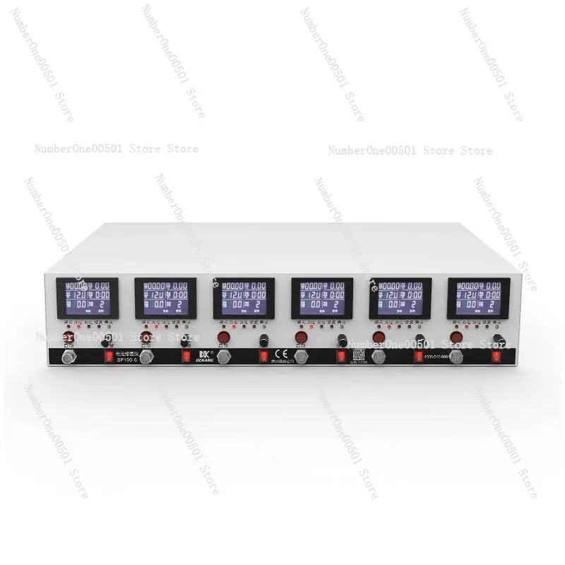 

Тестер батареи Литиевая Ni-MH свинцово-кислотная батарея для проверки емкости/ремонта 6-канальная интегрированная машина для зарядки и разрядки SF100-6