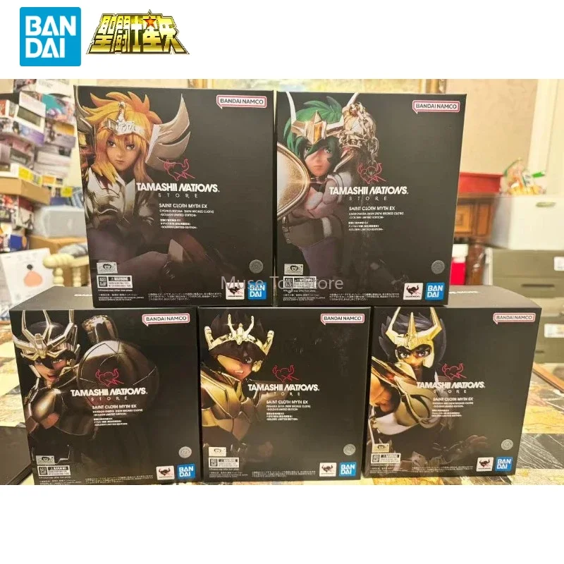 En Stock Original Bandai Saint Seiya Myth Cloth TNT Limited Ex Gold Andromeda Shun Phoenix Pegasus Purple Dragon Glacier Acción