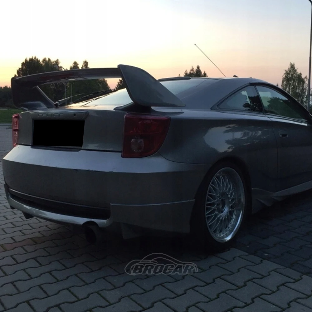 For 2000--2005 Toyota CELICA Trunk Spoiler with LED Lights High Quality ABS Plastic Gloss Black Spoiler Trunk Boot Wing Spoiler