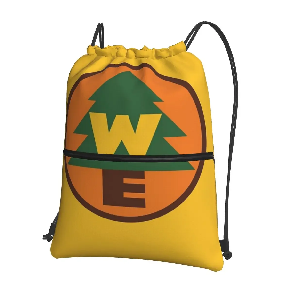 Wilderness Explorer Logo Portable Backpacks Drawstring Bag Fashion Drawstring Bundle Pocket Book Bags For School Students