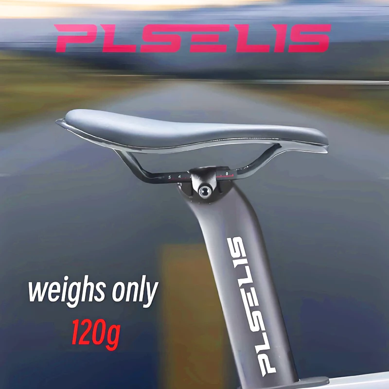 

PLSELIS saddle popular road mountain bike saddle high-end carbon fiber ultra light short nose breathable hollow EVA seat cushion