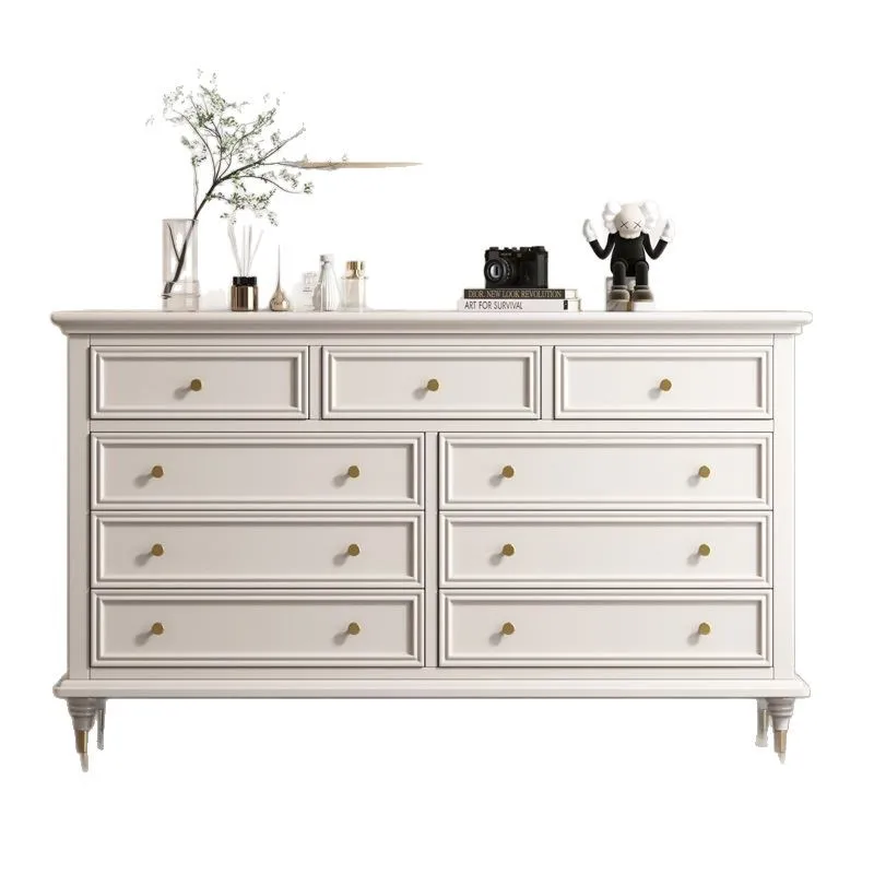 

Solid wood chest modern simple and environmentally friendly American bedroom storage cabinet modern living room chest