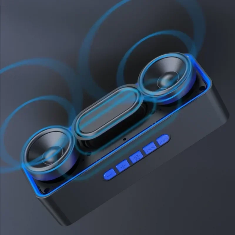 Outdoor High Volume Mobile Phone Wireless Bluetooth Speaker Home Audio Computer Subwoofer Portable Car Radio