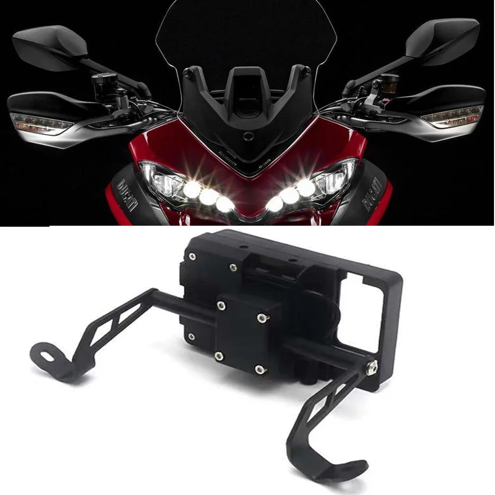 

GPS Smart Phone Navigation Mount Mounting Bracket Adapter Holder For Ducati Multistrada 950 1200S 1200 Enduro 2015 2016 2017