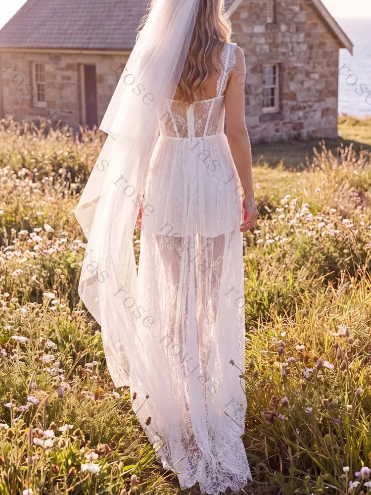Customized Lace Sweetheart Neck Sleeveless Wedding Dresses Sexy Backless Celebrity Dress Exquisite High Quality Prom Party Gowns