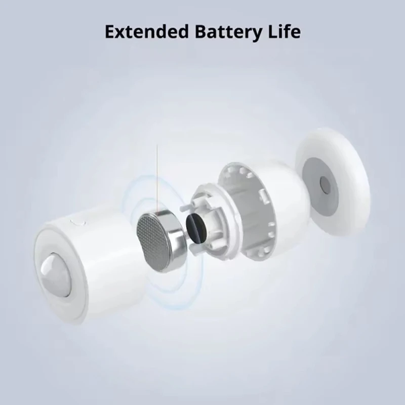 ABZZ-Zigbee Motion Sensor Light Detection Home Security Local Smart Scene Linkage Via Ewelink APP Alexa Google